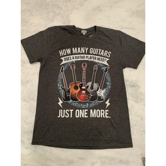 Guitar T-Shirts Mens M Set of Two Musician Gig Rock  Worn One Time Band Music - Picture 7 of 11
